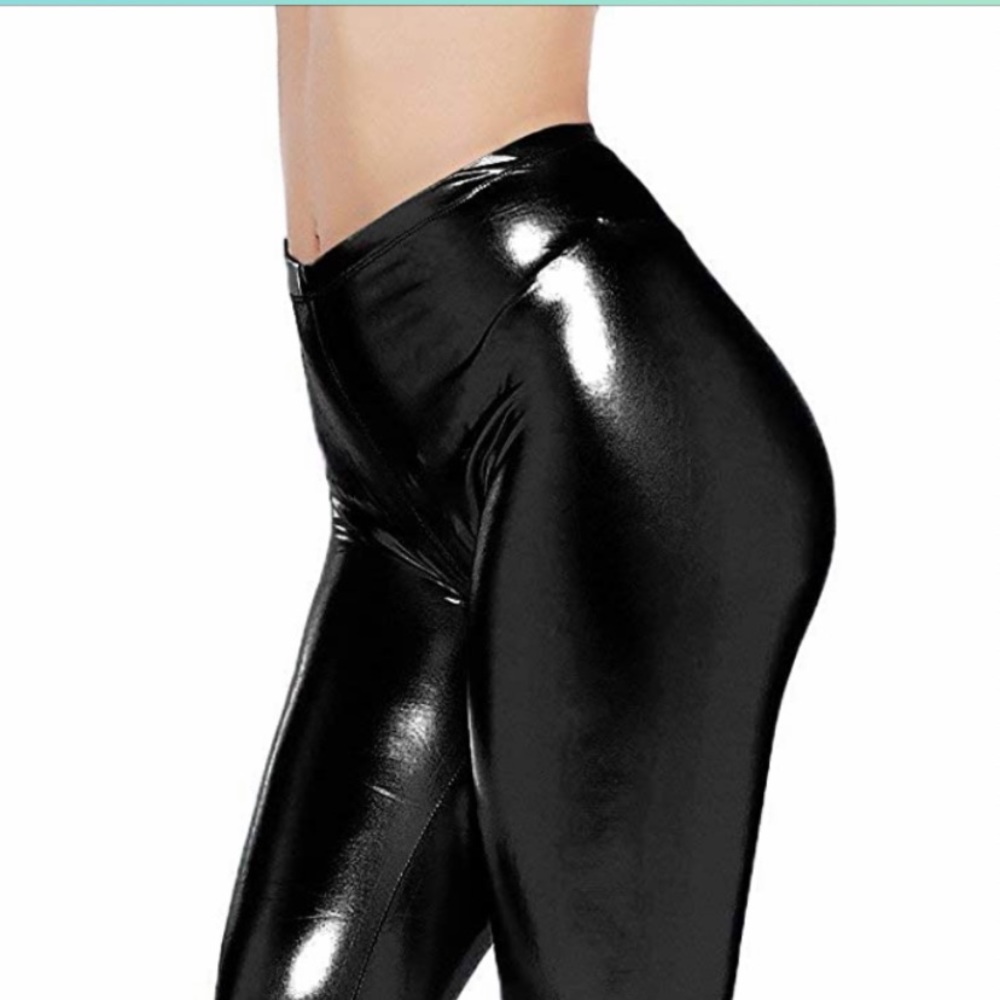 Beautiful patent leather leggings